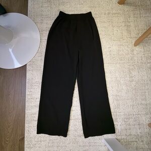 OAK + FORT Black Wide Leg Pants